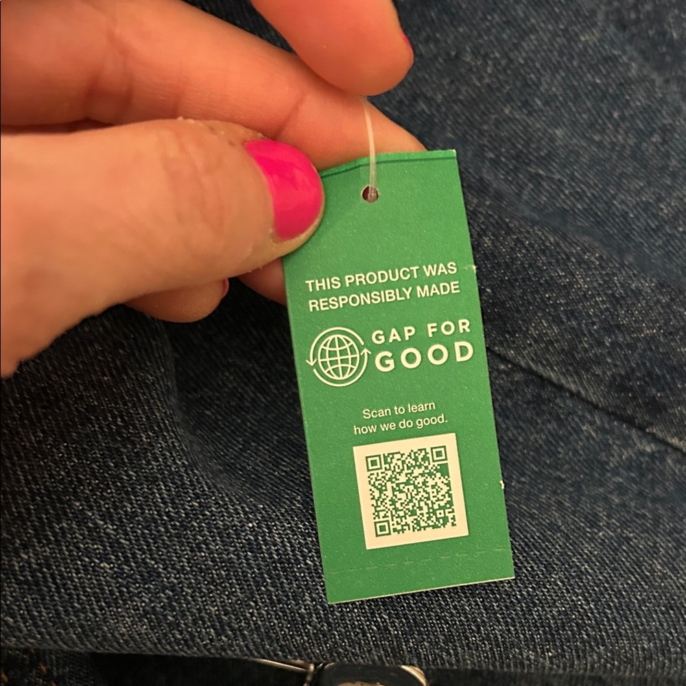 Gap Women's Petite High-Rise Stride Wide-Leg Jeans. Size 27/4 petite. NWT! - Picture 5 of 10